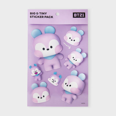 BT21 MANG BIG & TINY Edition Removable Stickers
