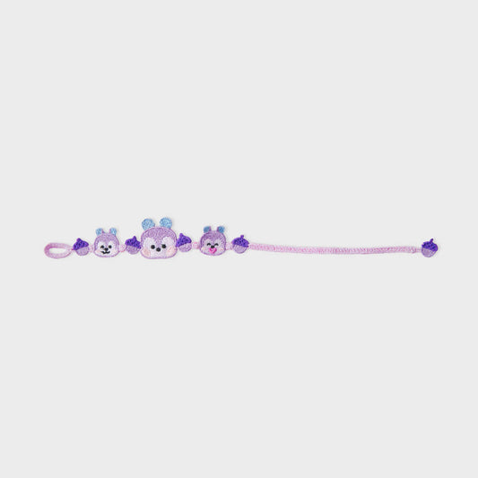 BT21 MANG BIG & TINY Edition Embroidery Patch Bracelet