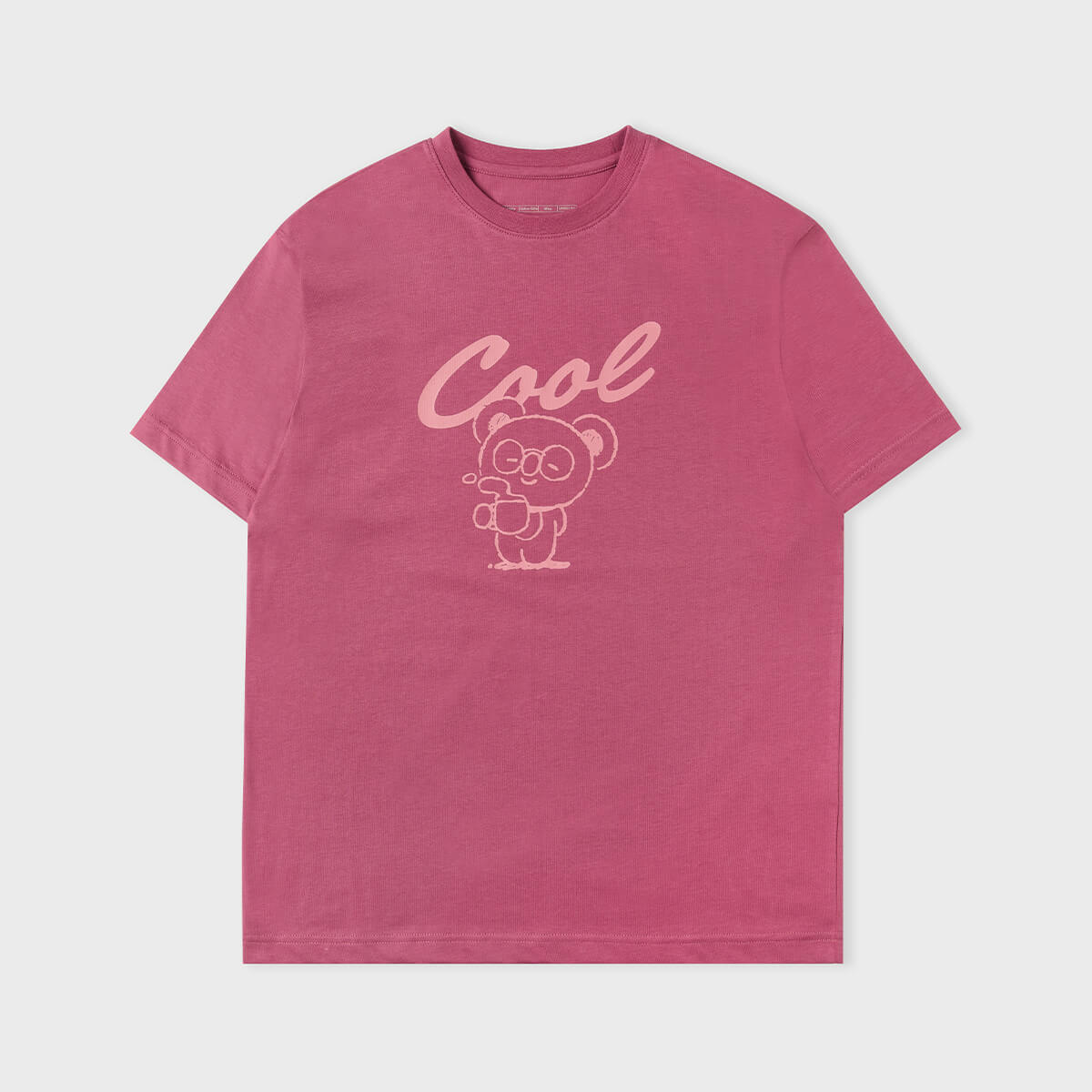 BT21 KOYA Basic T-Shirt Indian Pink