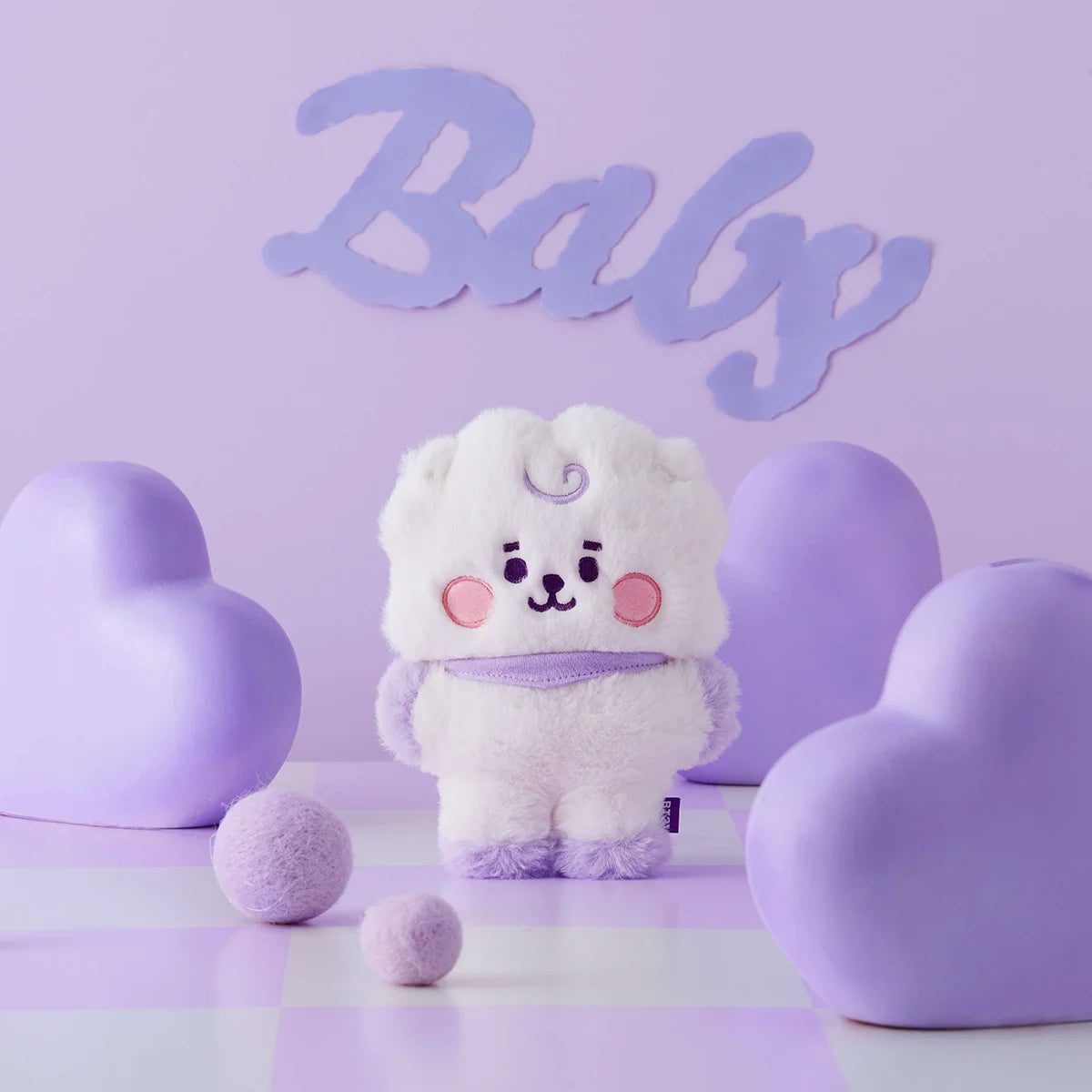 RJ From BT21 & the Woobles Collab Crochet Plushie 