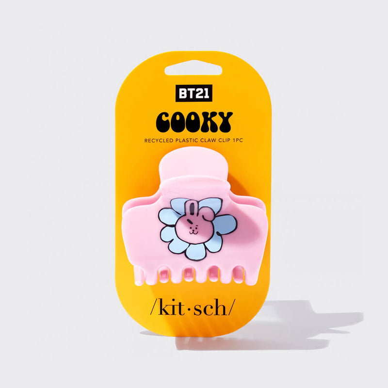 BT21 meets Kitsch COOKY Puffy Claw Clip