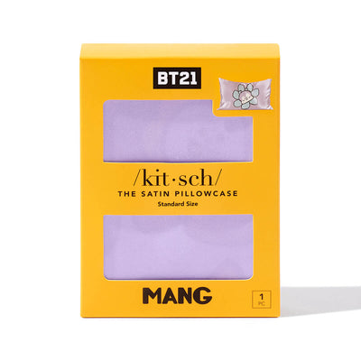 BT21 meets Kitsch MANG Satin Pillowcase Standard
