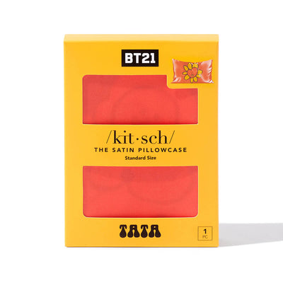 BT21 meets Kitsch TATA Satin Pillowcase Standard