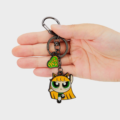 THE POWERPUFF GIRLS X NewJeans Metal Keyring (HAERIN)