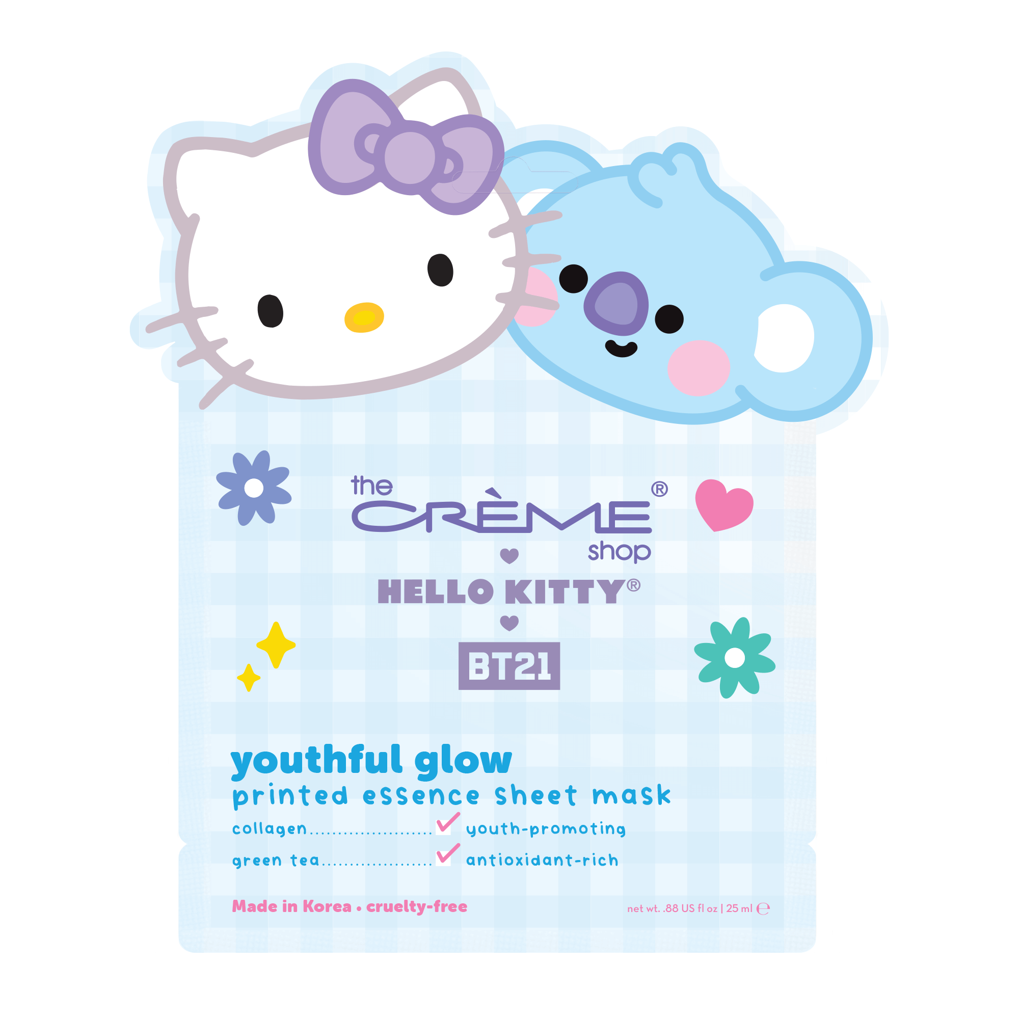 BT21 KOYA & Hello Kitty Dream Youthful Glow Essence Mask