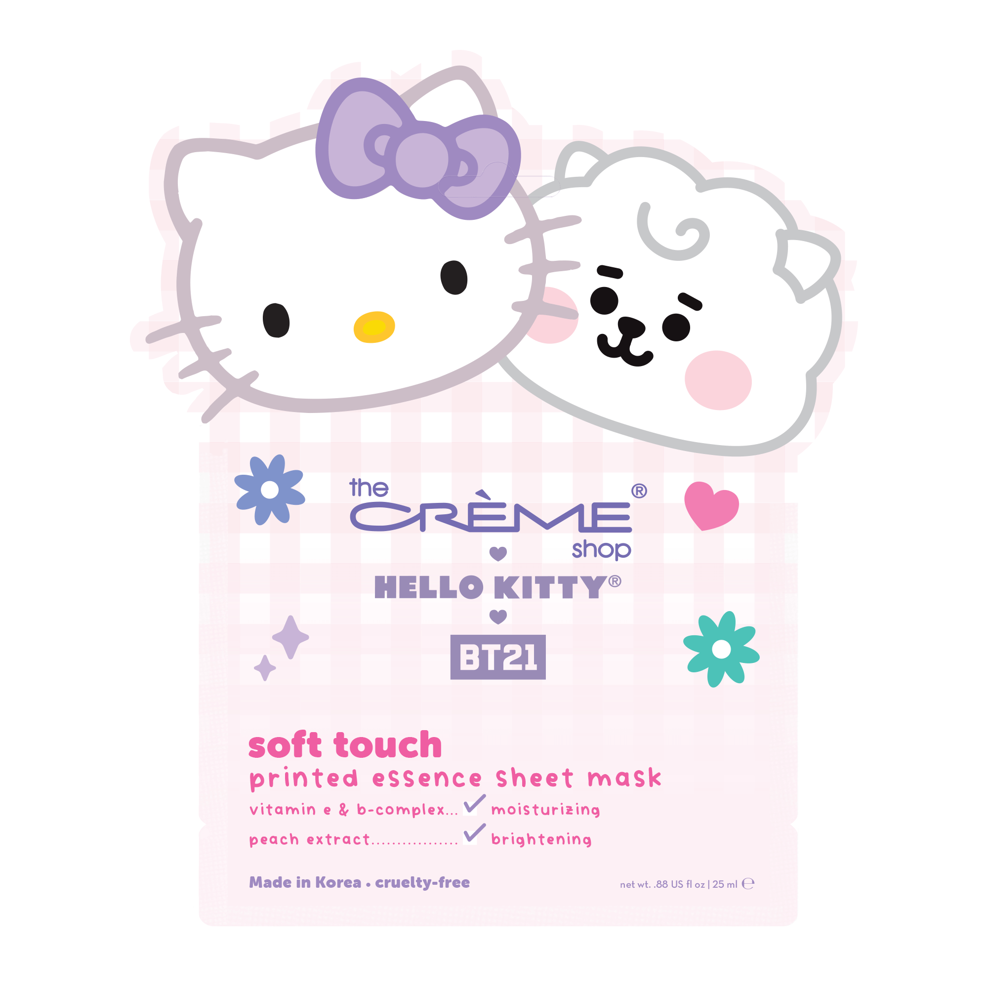 BT21 RJ & Hello Kitty Dream Soft Touch Essence Mask