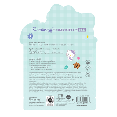 BT21 SHOOKY & Hello Kitty Dream Pure Renewal Essence Mask