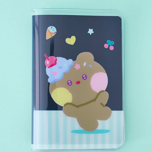 LINE FRIENDS bnini minini Ice Cream Passport Cover