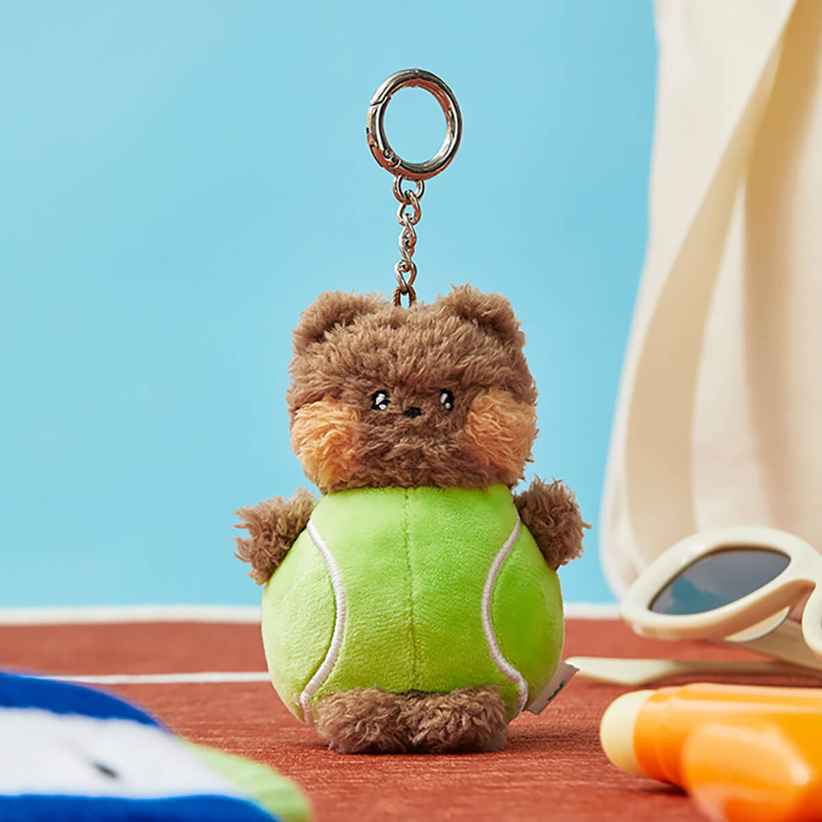 LINE FRIENDS bnini mini minini Field Day Plush Keyring