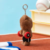 LINE FRIENDS BROWN Weightlifting Field Day Plush Keyring