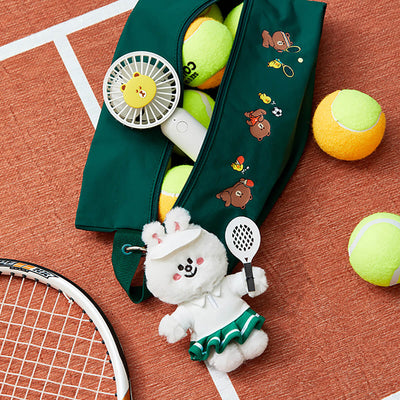 LINE FRIENDS CONY Tennis Field Day Plush Keyring