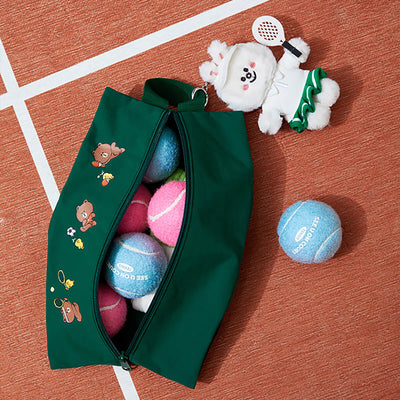 LINE FRIENDS Field Day Green Pouch