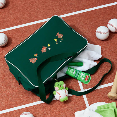 LINE FRIENDS Field Day Green Gym Bag