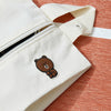 LINE FRIENDS Field Day Ivory Pouch