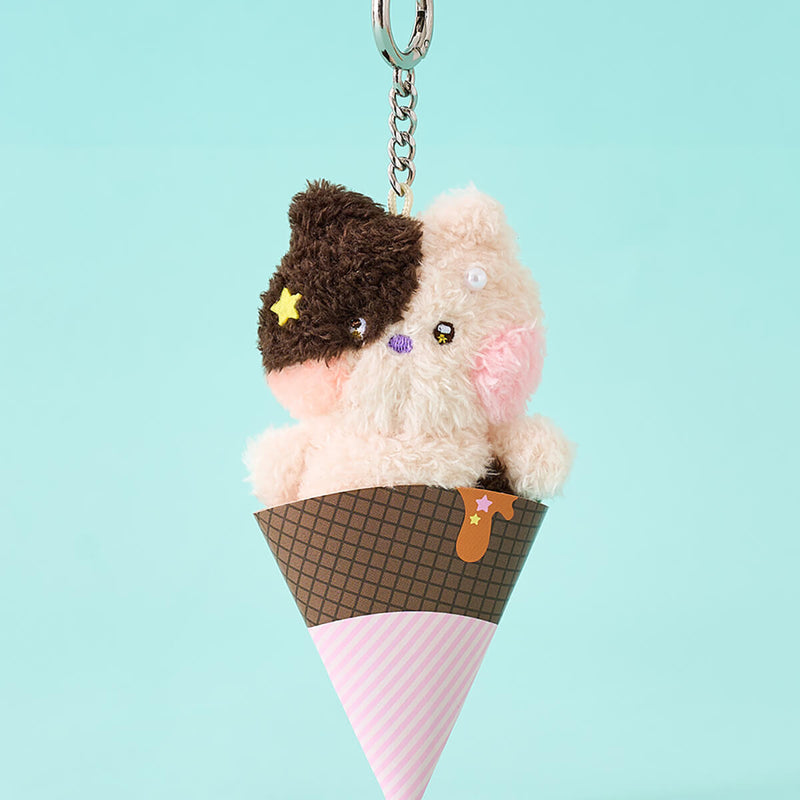 LINE FRIENDS jenini mini minini Ice Cream Keyring