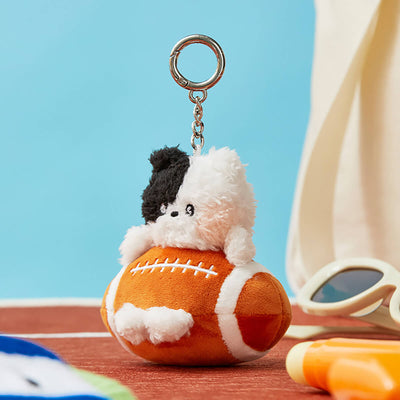 LINE FRIENDS jenini mini minini Field Day Plush Keyring