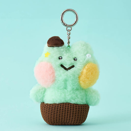 LINE FRIENDS lenini minini Mint Chocolate Ice Cream Keyring