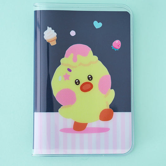 LINE FRIENDS selini minini Ice Cream Passport Cover