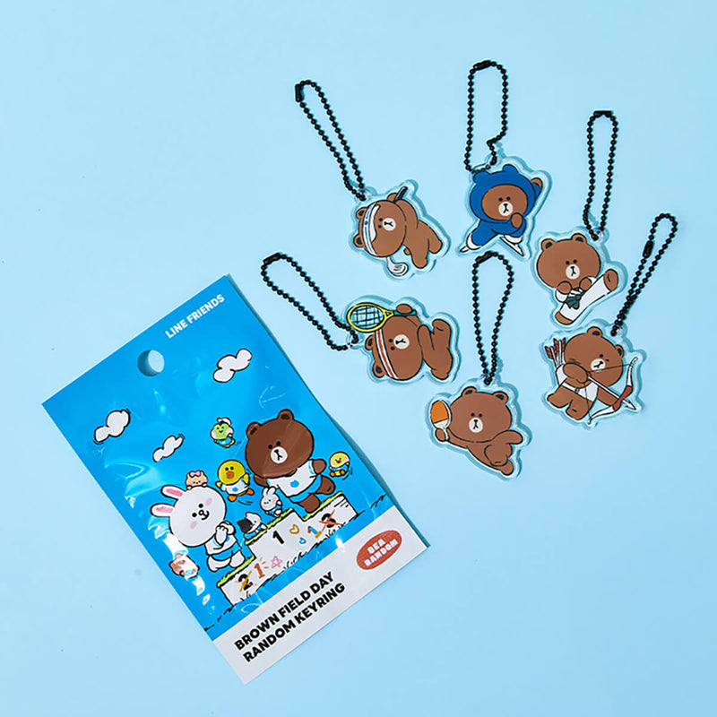 LINE FRIENDS Field Day Random Acrylic Keyring