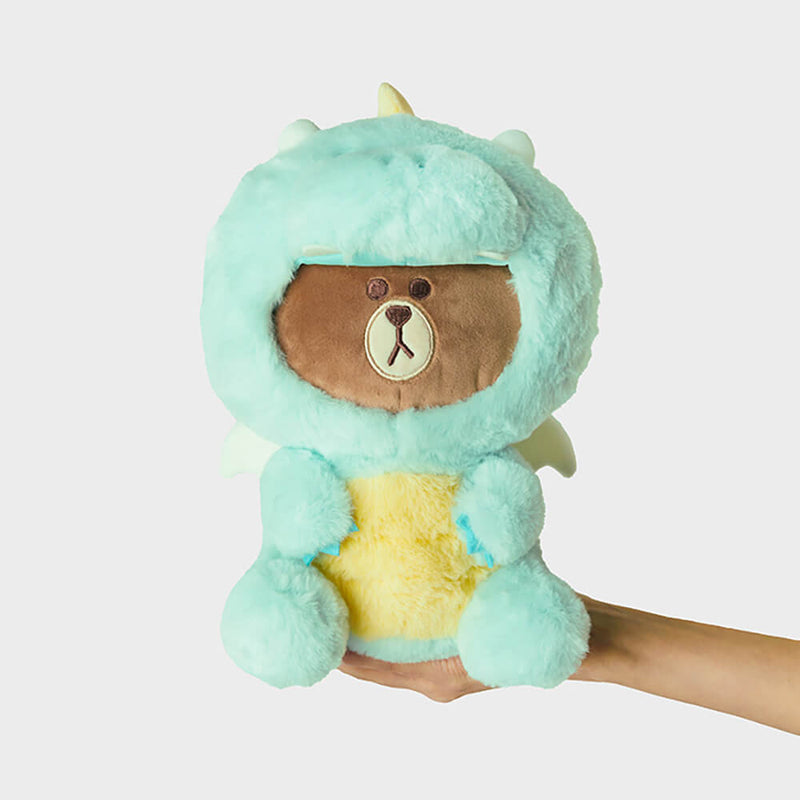 LINE FRIENDS BROWN Dragon Edition Doll Med