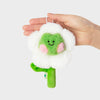 LINE FRIENDS lenini minini Flower Plush Keyring