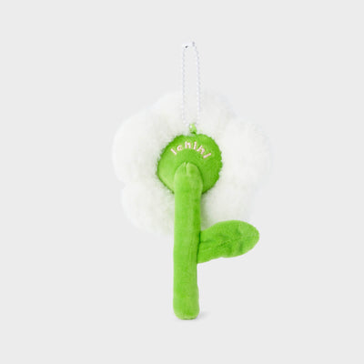 LINE FRIENDS lenini minini Flower Plush Keyring