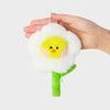 LINE FRIENDS selini minini Flower Plush Keyring