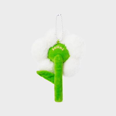 LINE FRIENDS selini minini Flower Plush Keyring