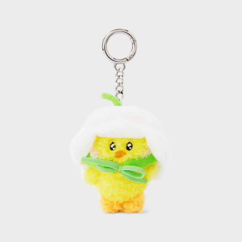 LINE FRIENDS selini mini minini Flower Doll Keyring