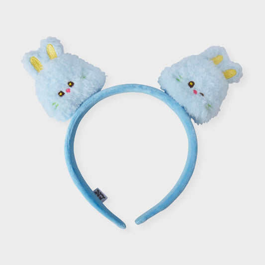 NewJeans bunini Plush Headband (Blue)