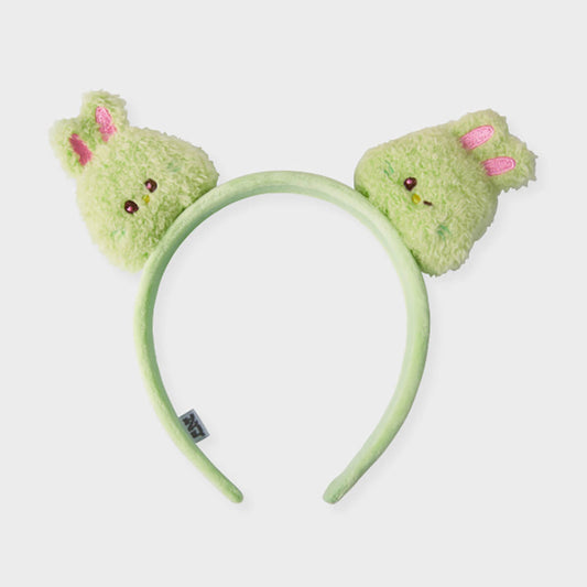 NewJeans bunini Plush Headband (Green)