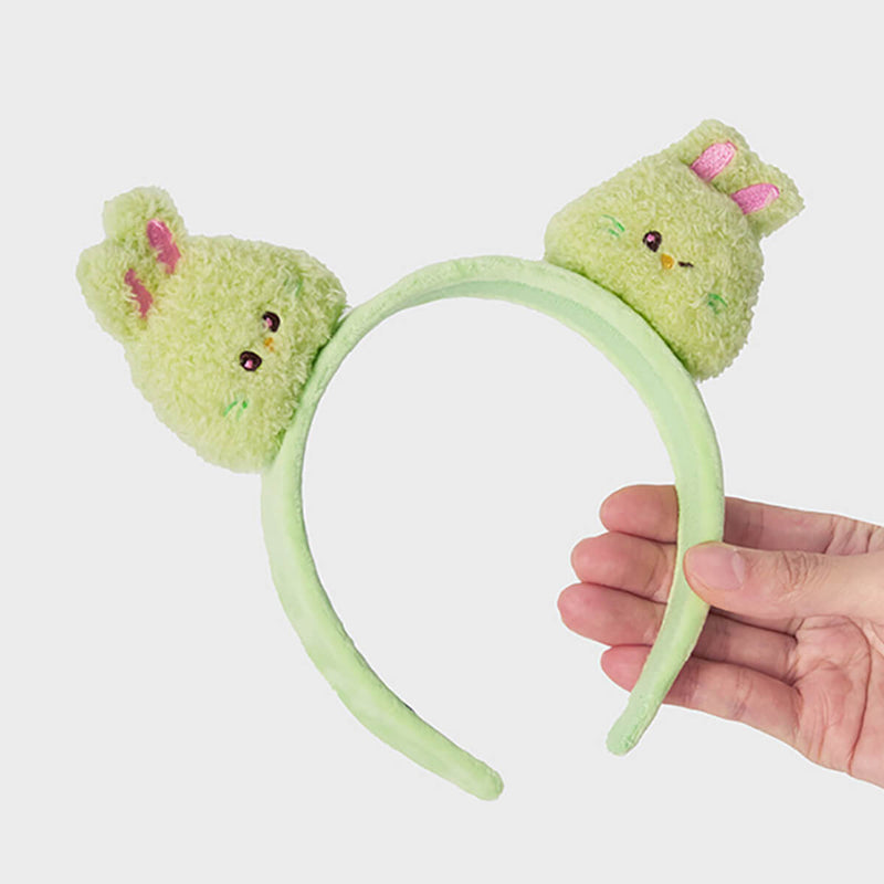 NewJeans bunini Plush Headband (Green)