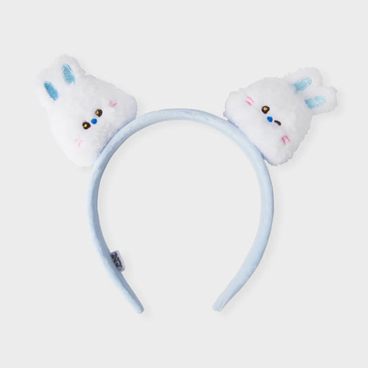 NewJeans bunini Plush Headband (White)