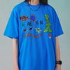 NewJeans How Sweet T-Shirt Blue (HAERIN)