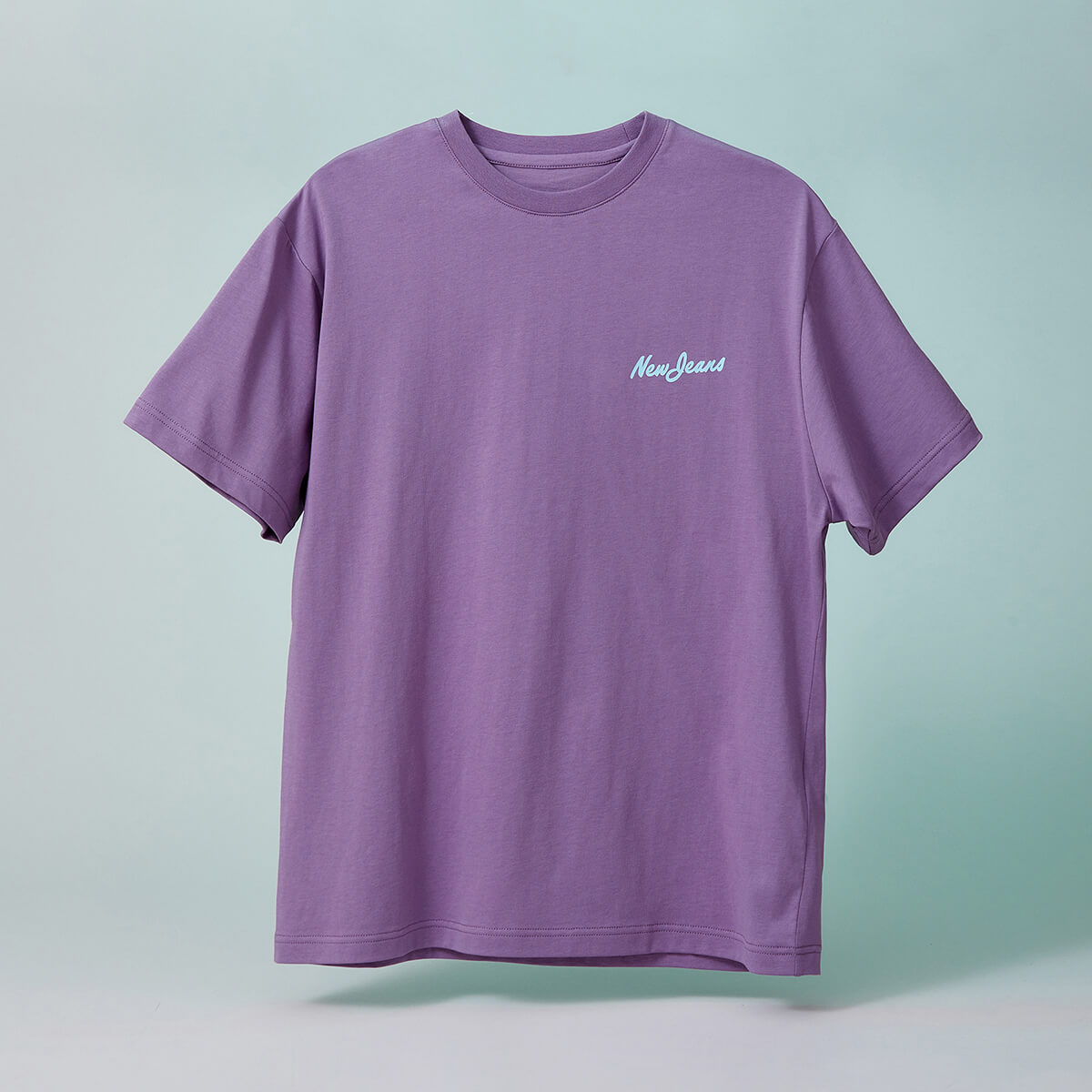 NewJeans How Sweet Logo T-Shirt Purple