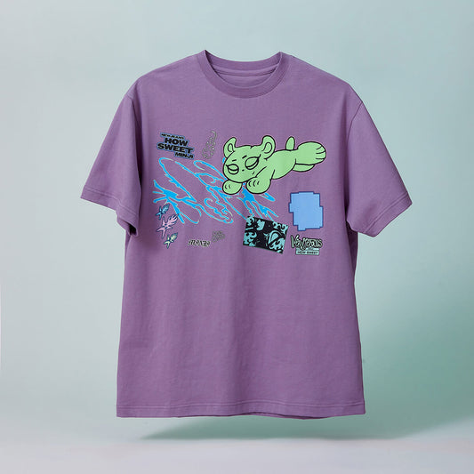 NewJeans How Sweet T-Shirt Purple (MINJI)