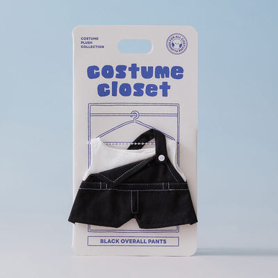 bunini Doll Costume Closet How Sweet Black Overall Pants