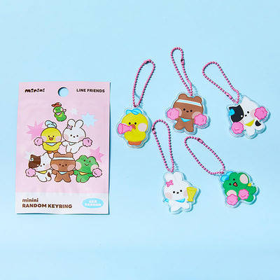 LINE FRIENDS minini Field Day Random Acrylic Keyring