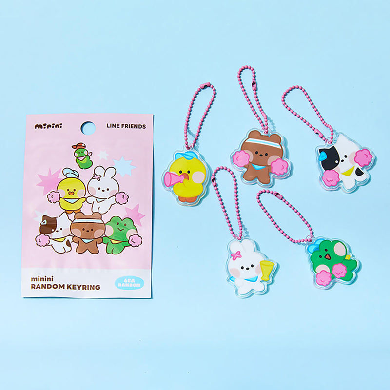 LINE FRIENDS minini Field Day Random Acrylic Keyring