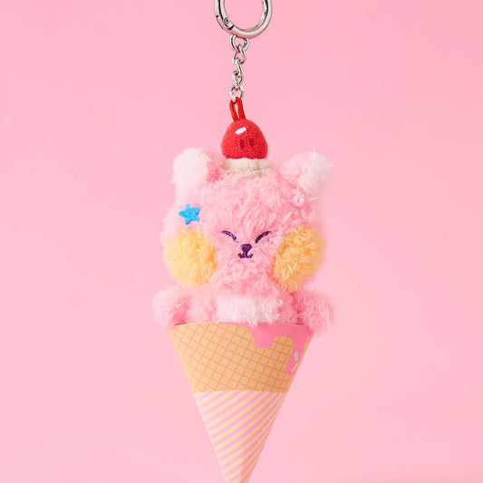 LINE FRIENDS chichini mini minini Ice Cream Keyring