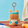 LINE FRIENDS chichini mini minini Field Day Plush Keyring