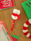 BT21 mini minini Petite Holiday Snowman Plush Gel Pen