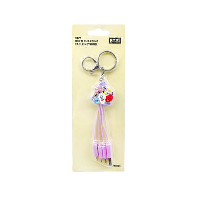 BT21 BABY Multicharging Cable Keyring