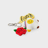 TRUZ ROMY TREASURE Collection Plush Charm Keychain