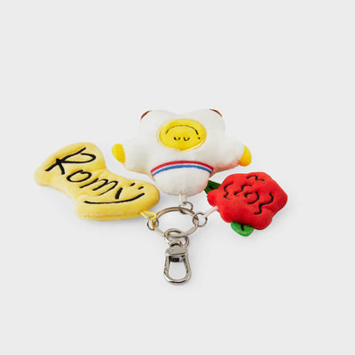 TRUZ ROMY TREASURE Collection Plush Charm Keychain