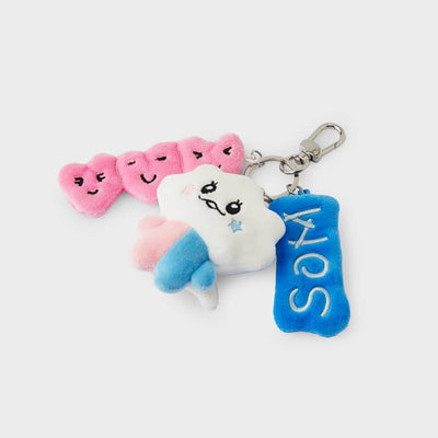 TRUZ SOM TREASURE Collection Plush Charm Keychain