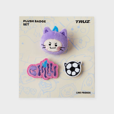TRUZ CHILLI TREASURE Collection Plush Pin Set