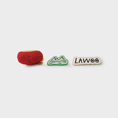 TRUZ LAWOO TREASURE Collection Plush Pin Set