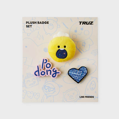 TRUZ PODONG TREASURE Collection Plush Pin Set