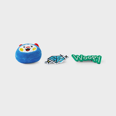 TRUZ WOOPY TREASURE Collection Plush Pin Set